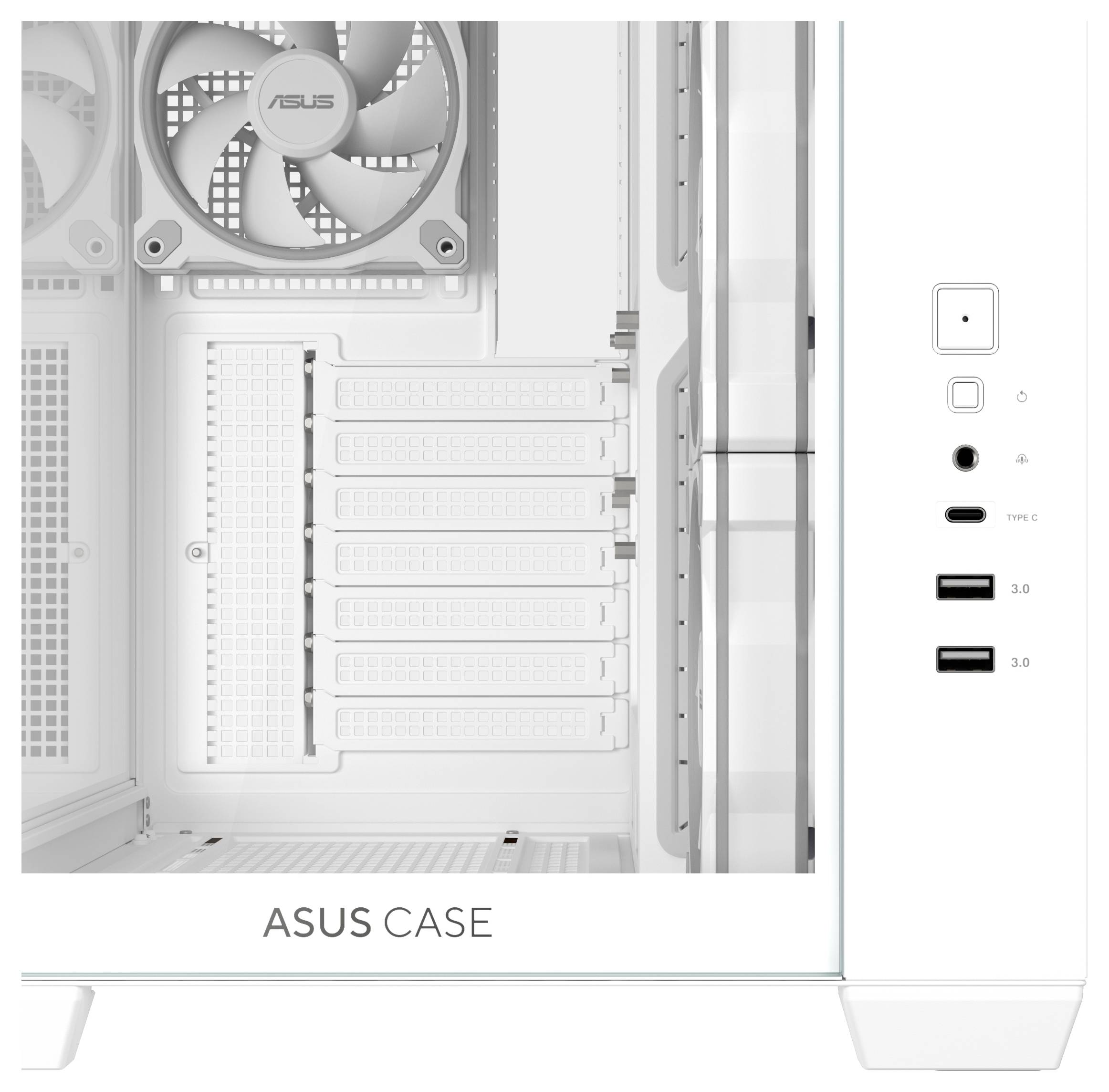 A32 PLUS - ATX-Gehäuse - Seitenteil mit Fenster (gehärtetes Glas)