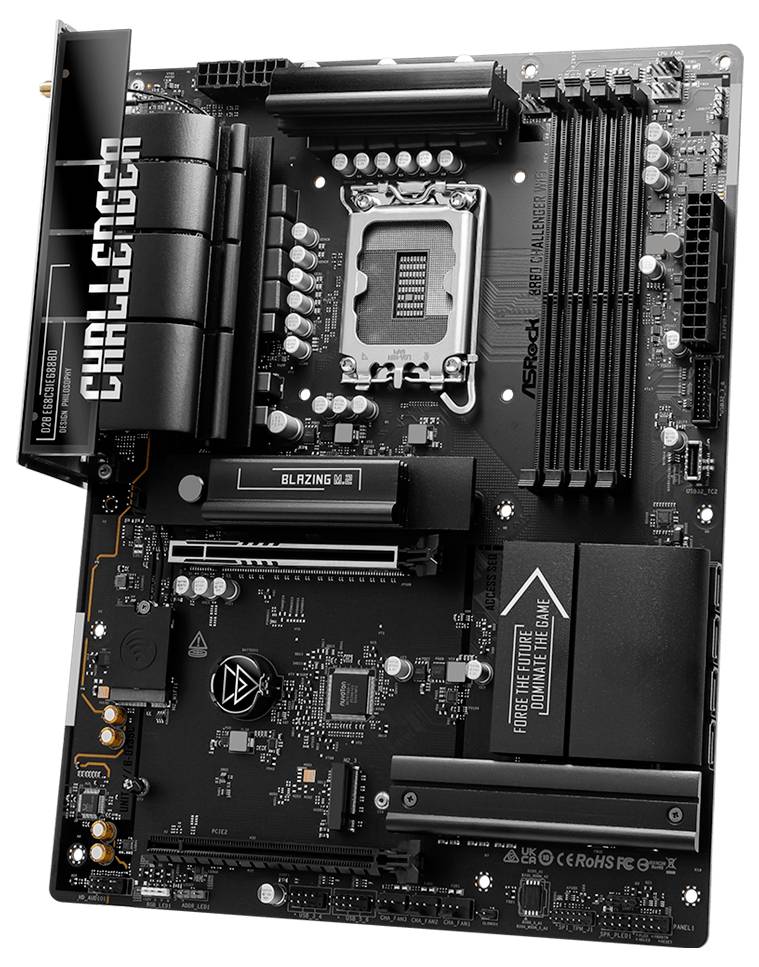 Modulares Stromversorgungspanel mit beschrifteten Anschlüssen für „CPU/PCIe
