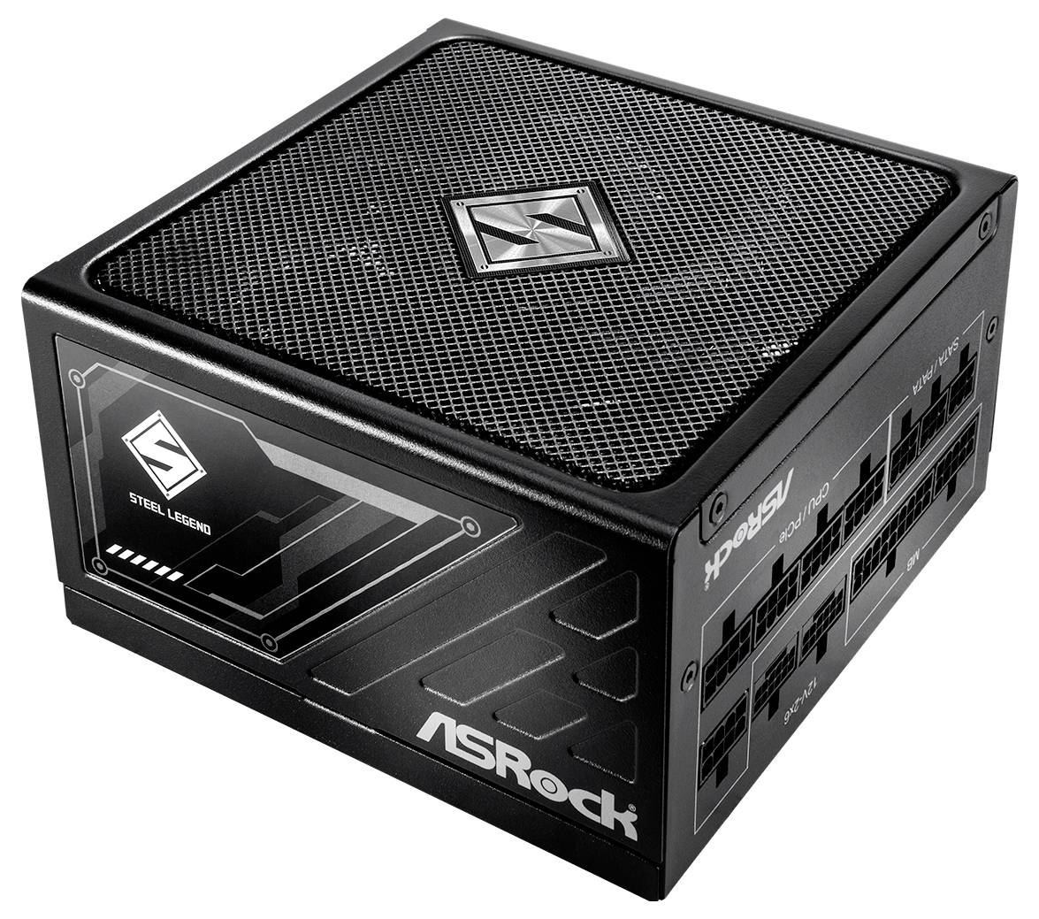 Phantom Gaming Monitor mit RGB Neon-Stadtlandschaft und großem PG-Logo auf dem Bildschirm, montiert auf einem Ständer mit Dreibeinstativ-Basis.
