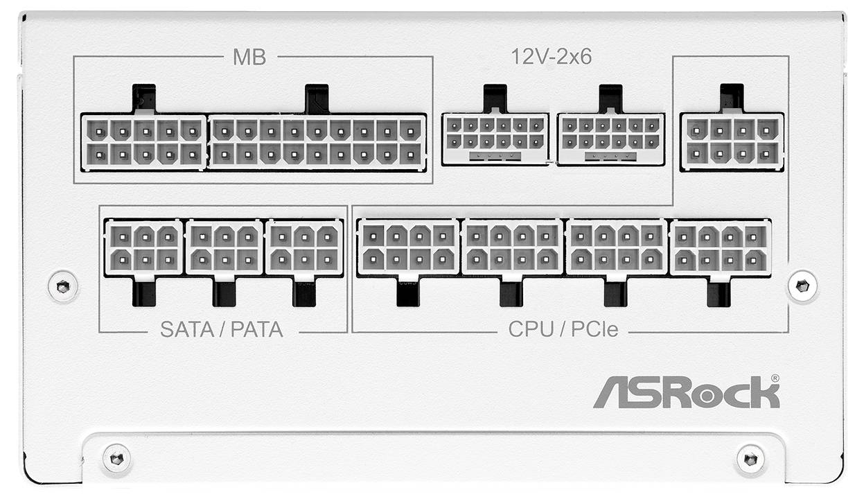 ASRock Steel Legend SL-1200GW white 100 PC Netzteil 1200W ATX 80PLUS® Gold