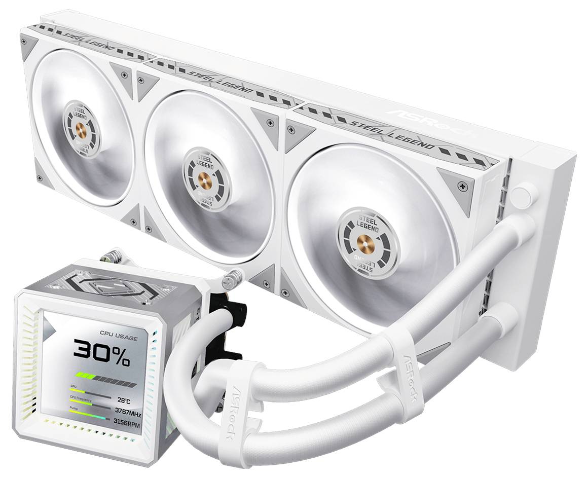 ASRock Steel Legend 360 LCD PC-Wasserkühlung