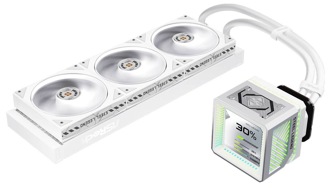 ASRock Steel Legend 360 LCD PC-Wasserkühlung