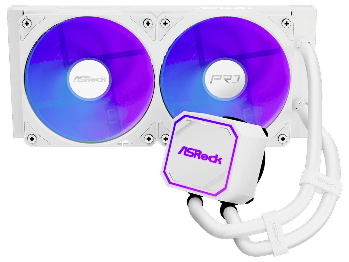ASRock Pro White 240 ARGB PC-Wasserkühlung