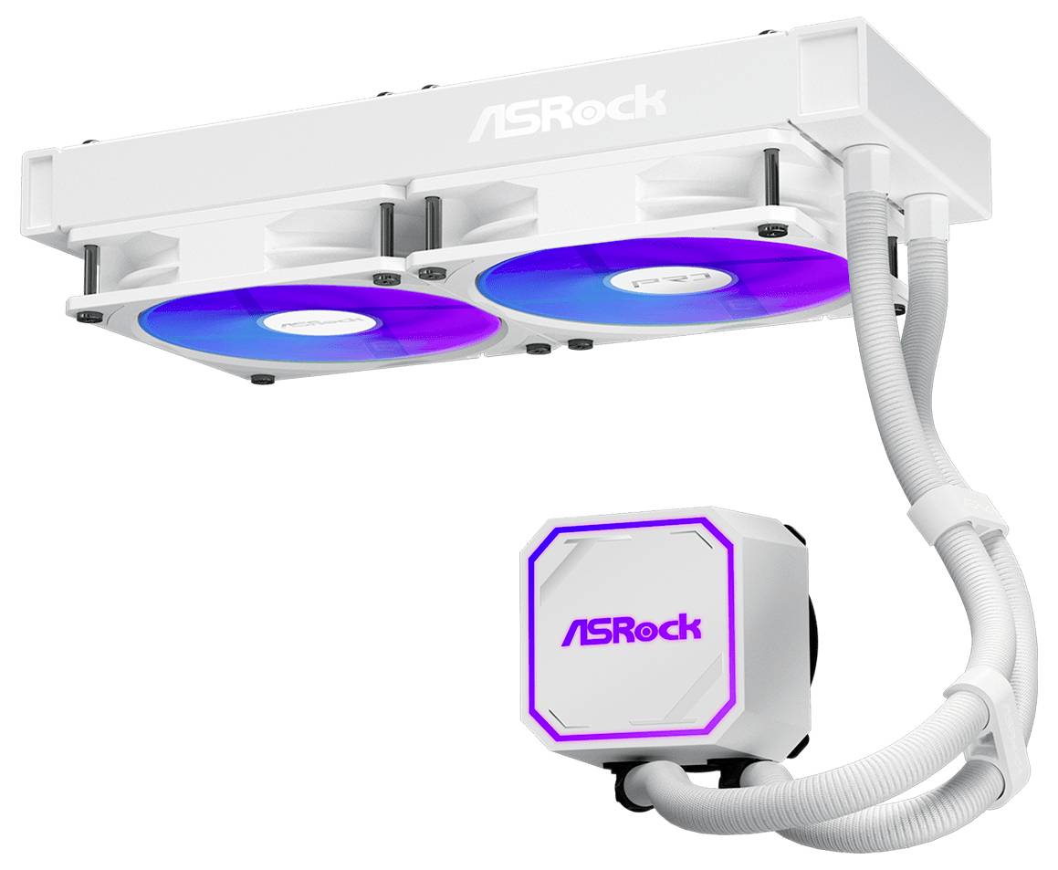 ASRock Pro White 240 ARGB PC-Wasserkühlung