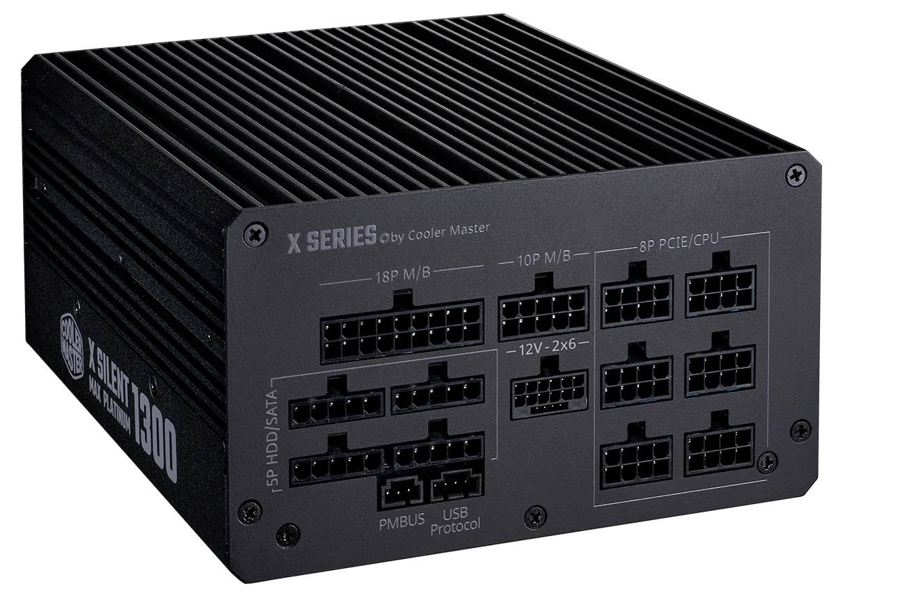 Cooler Master CoolerMaster Netzteil X Silent MAX Plati PC Netzteil 1300W ATX 80PLUS® Platinum