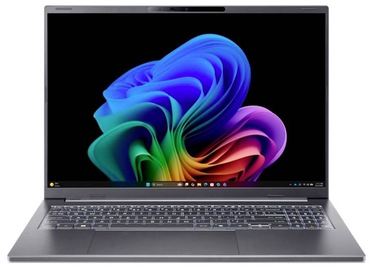 Acer Aspire 16 AI OLED 16" u7-355 Notebook 40.6 cm (16 Zoll) Intel® Core™ Ultra 9 (Series 3) 355 16 GB RAM 512 GB SSD Deutsch, QWERTZ N