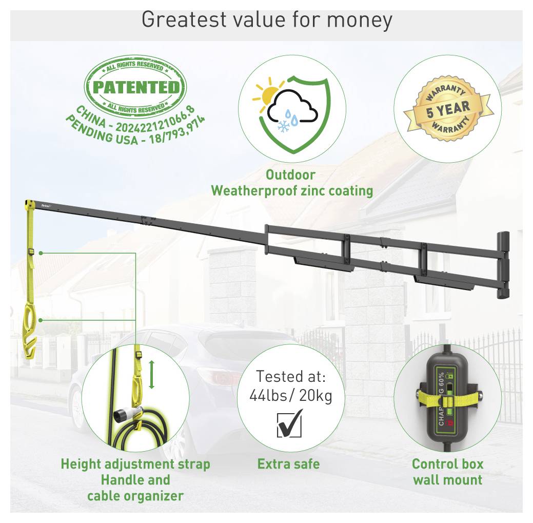 Barkan BK-EV300WM Ladekabel Arm 305cm