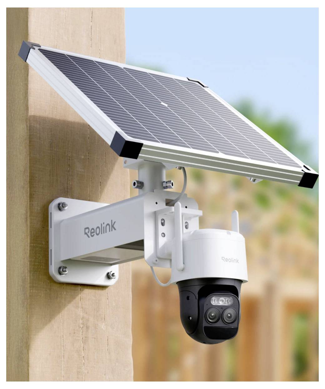 Vergleich eines Hauses und eines Autos mit unterschiedlichen Fotoauflösungen: 12MP und 4K, wobei die Unterschiede in der Bildschärfe hervorgehoben werden.