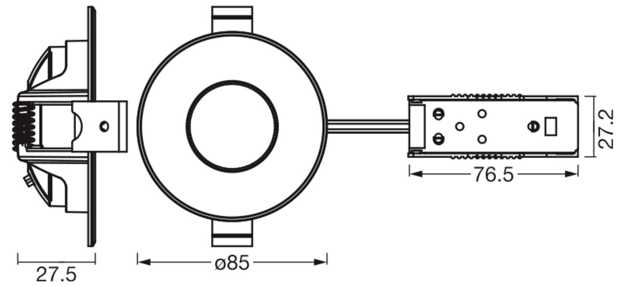 OSRAM HOMELIGHTING 4099854595530 Deckenstrahler, LED-Deckenstrahler Weiß