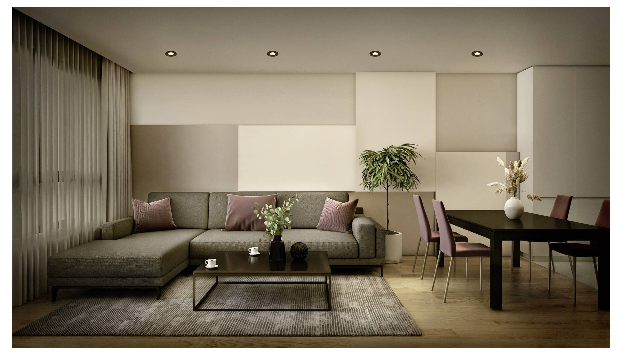 OSRAM HOMELIGHTING 4099854595868 Deckenstrahler, LED-Deckenstrahler Schwarz