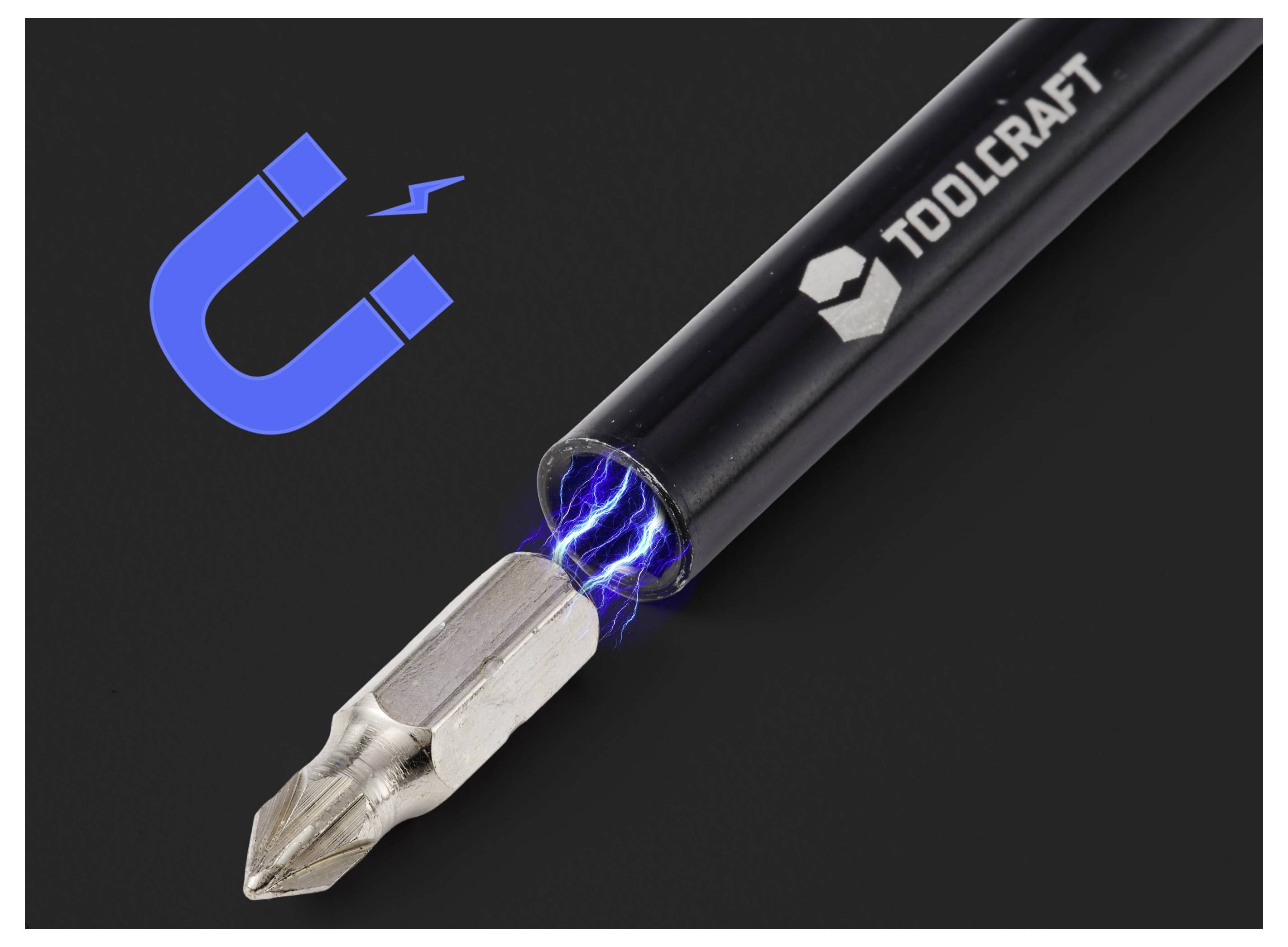 TOOLCRAFT Bithalter 80mm 1/4" (6.3 mm)