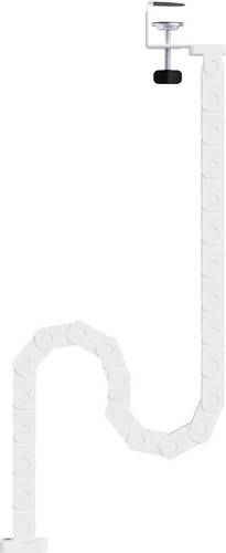SpeaKa Professional Kabel-Bündelschlauch ABS, Stein Weiß flexibel (L x B x H) 1346 x 73 x 120 mm 1