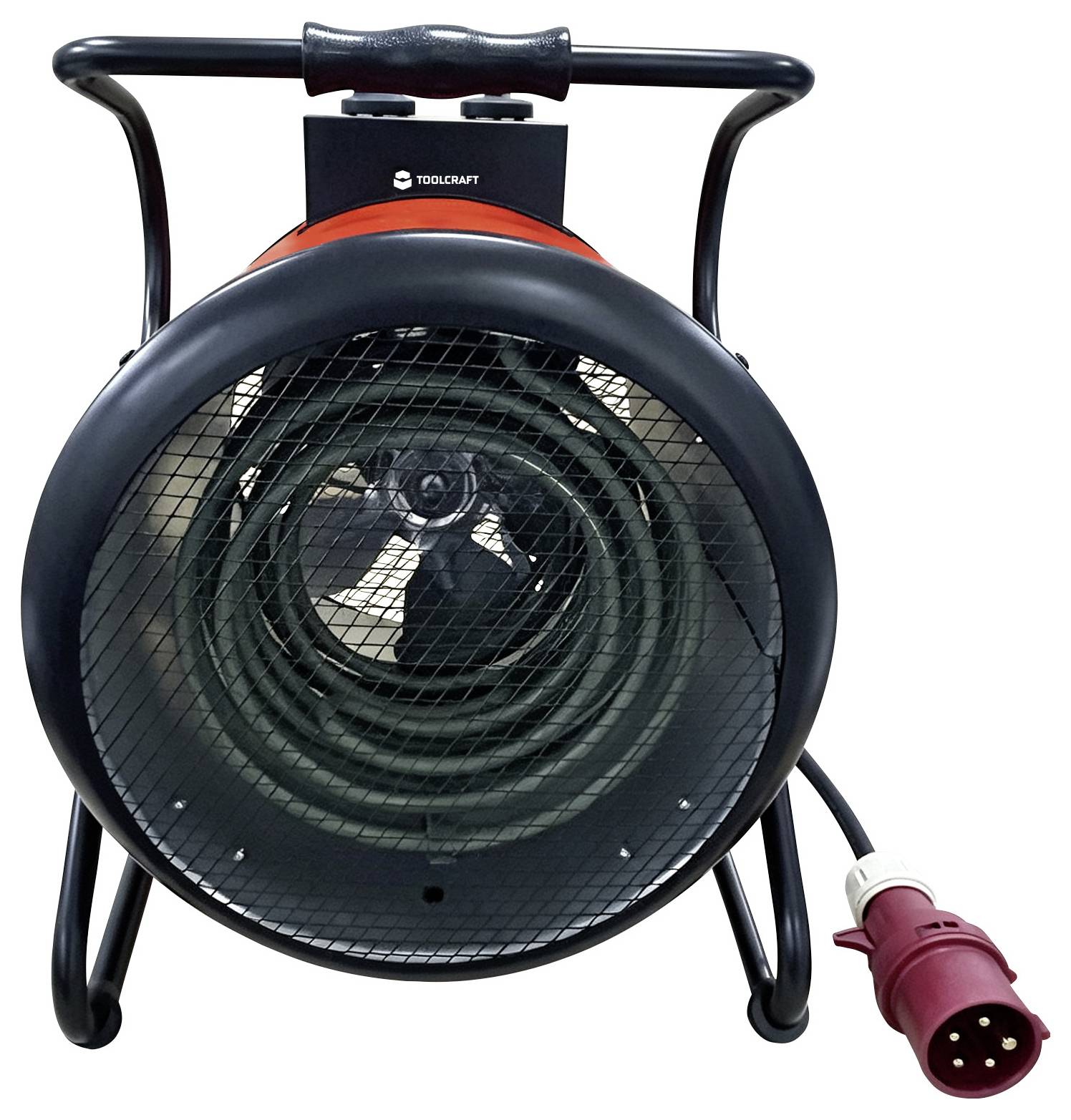 TOOLCRAFT TO-11191653 Heißluftgebläse 9000W Schwarz-Rot