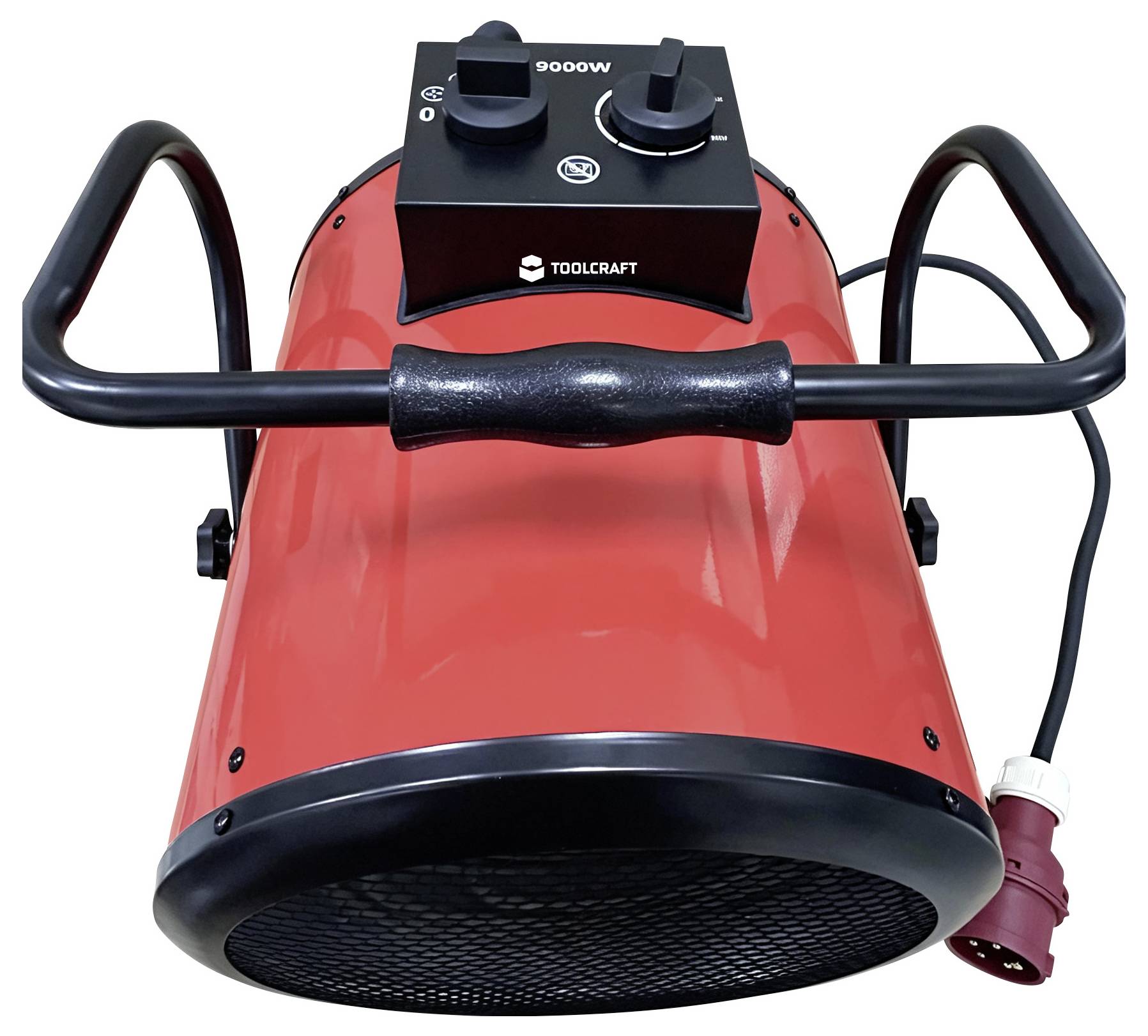 TOOLCRAFT TO-11191653 Heißluftgebläse 9000W Schwarz-Rot