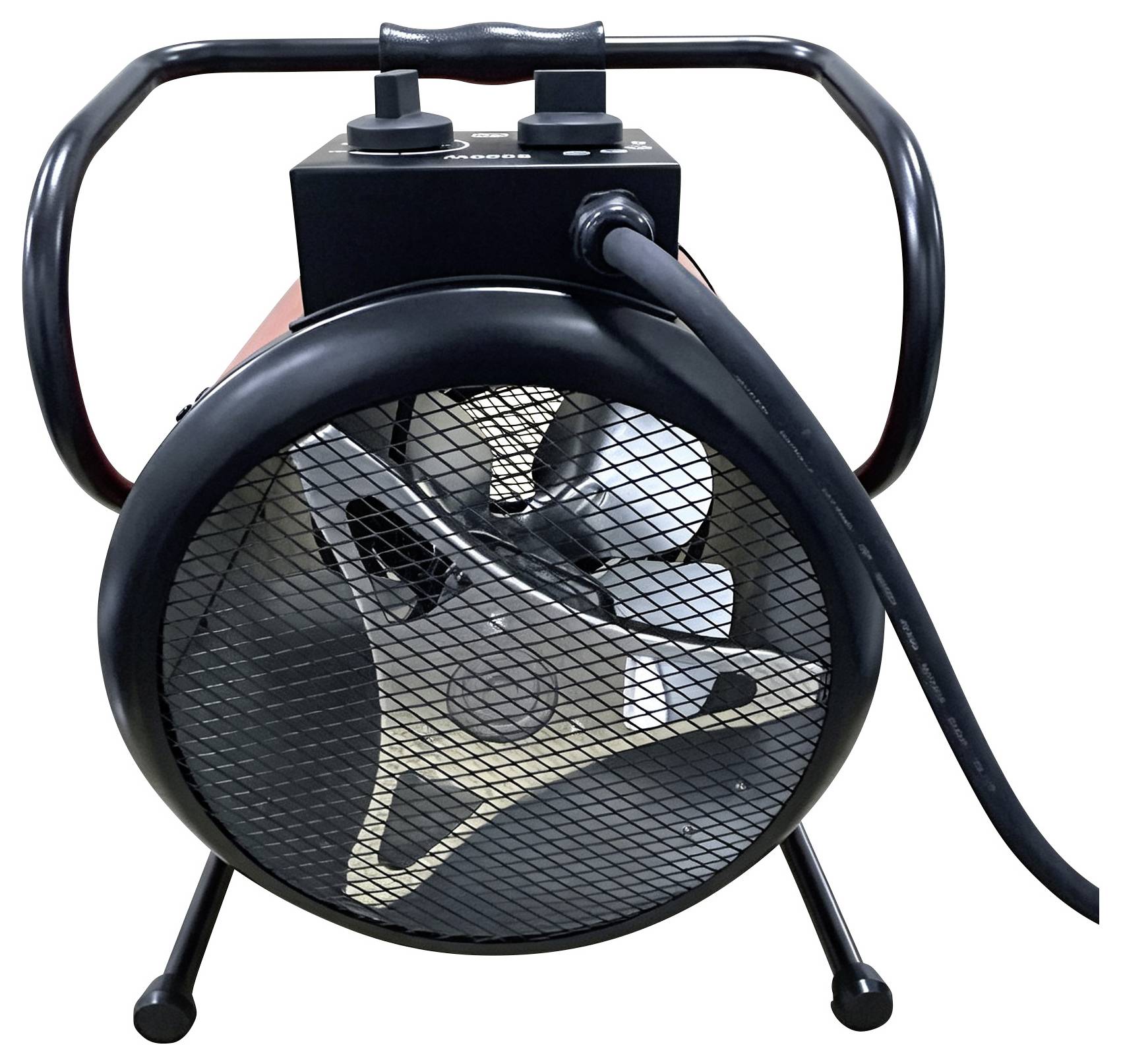 TOOLCRAFT TO-11191653 Heißluftgebläse 9000W Schwarz-Rot