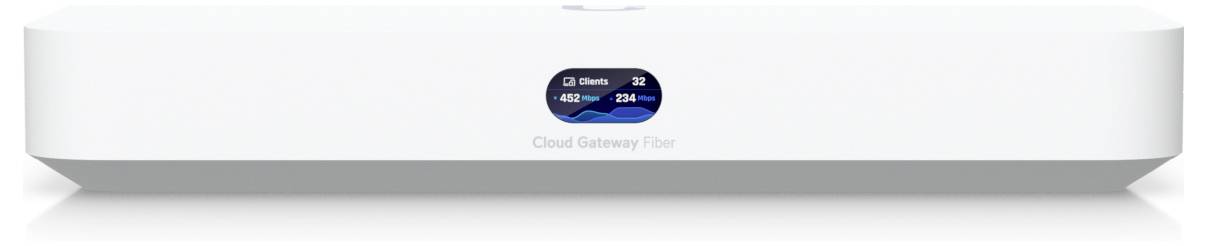 Ein weißes rechteckiges Gerät mit der Bezeichnung „Cloud Gateway Router