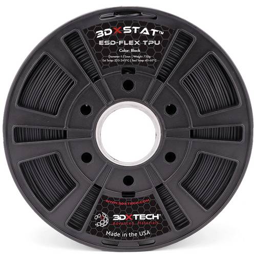 3D Xtech TPU2030750BK0 3DXSTAT™ Filament ESD FLEX ESD-sicher, flexibel, geruchsarm 2.85 mm 750 g Sc