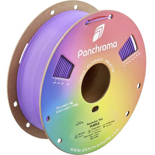 Polymaker CA19010 Panchroma Filament PLA Highspeed Filament 1.75 mm 1000 g Purple, Lila 1 St.