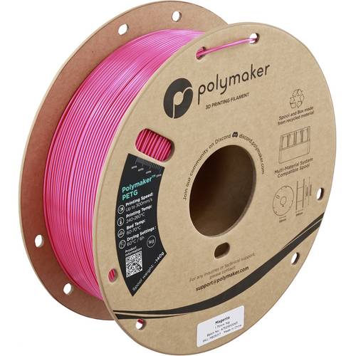 Polymaker PB05017 Filament PETG Highspeed Filament 1.75 mm 1000 g Magenta 1 St.