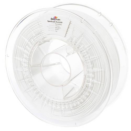 Spectrum Filaments 81651 Filament ESD PLA ESD-sicher, Highspeed Filament 1.75 mm 1000 g Pure White
