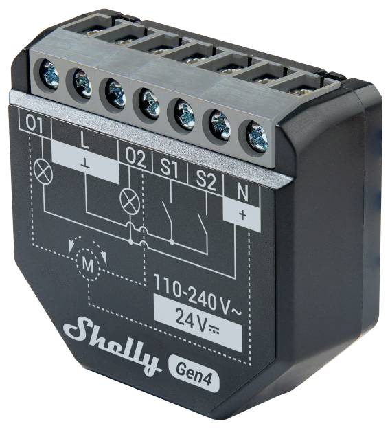 Elektronikmodul mit der Bezeichnung „Shelly Gen4