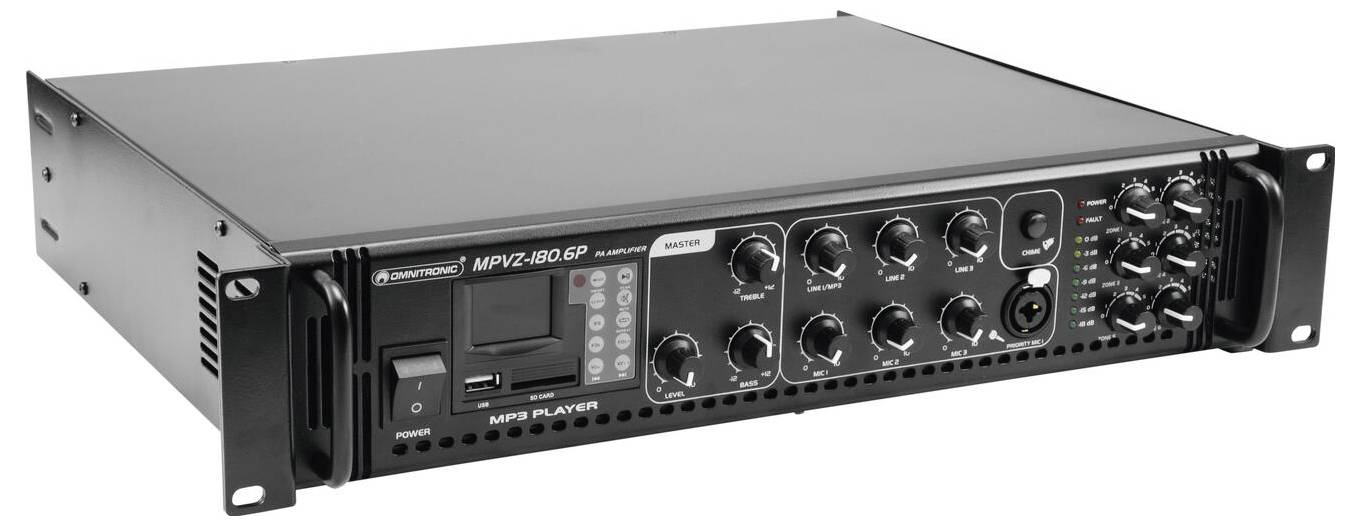 Omnitronic MPVZ-180.6P ELA-Verstärker
