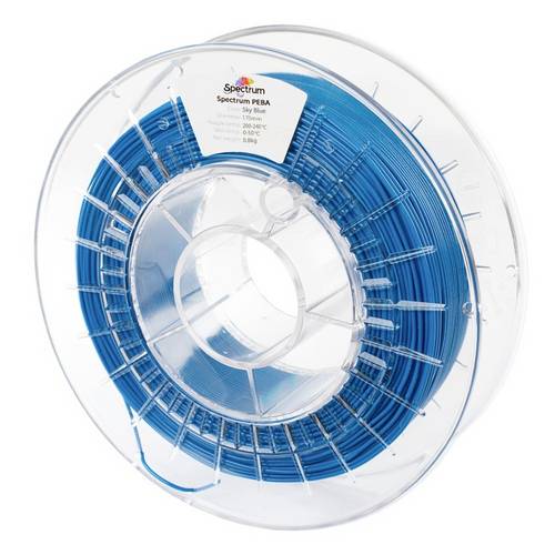 Spectrum Filaments 81682 Filament PEBA flexibel, chemisch beständig 1.75 mm 800 g Sky Blue, Himmelb