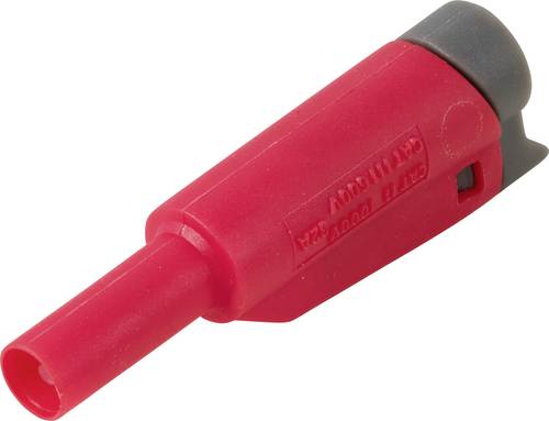 VOLTCRAFT MP-32 rot Laborstecker Flanschstecker Rot 1 St. Bulk