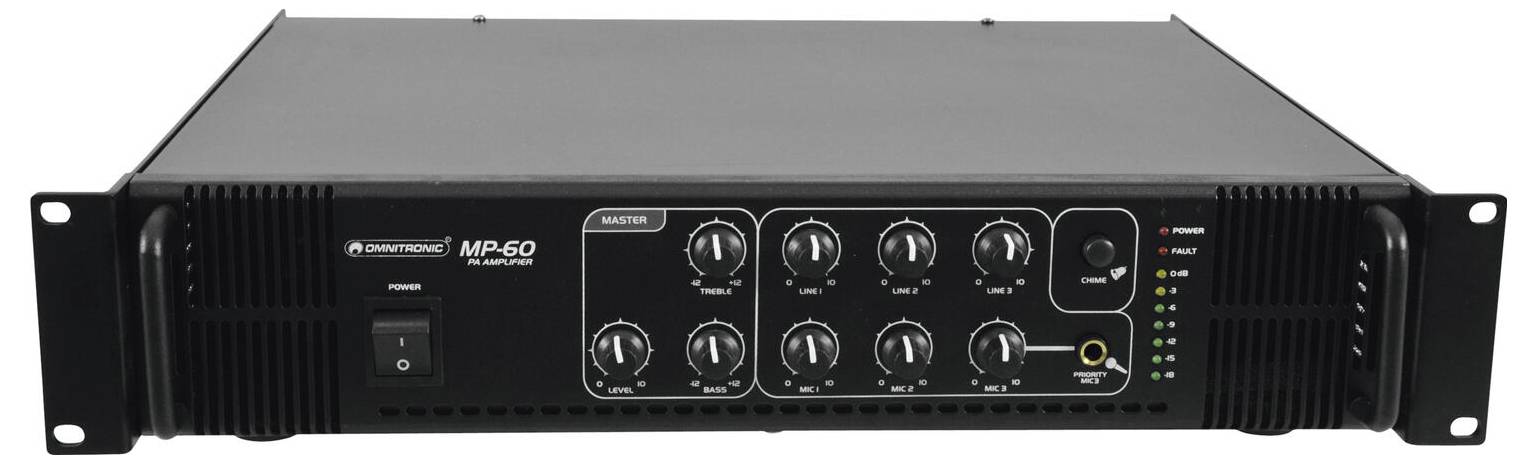 Omnitronic MP-60 ELA-Verstärker