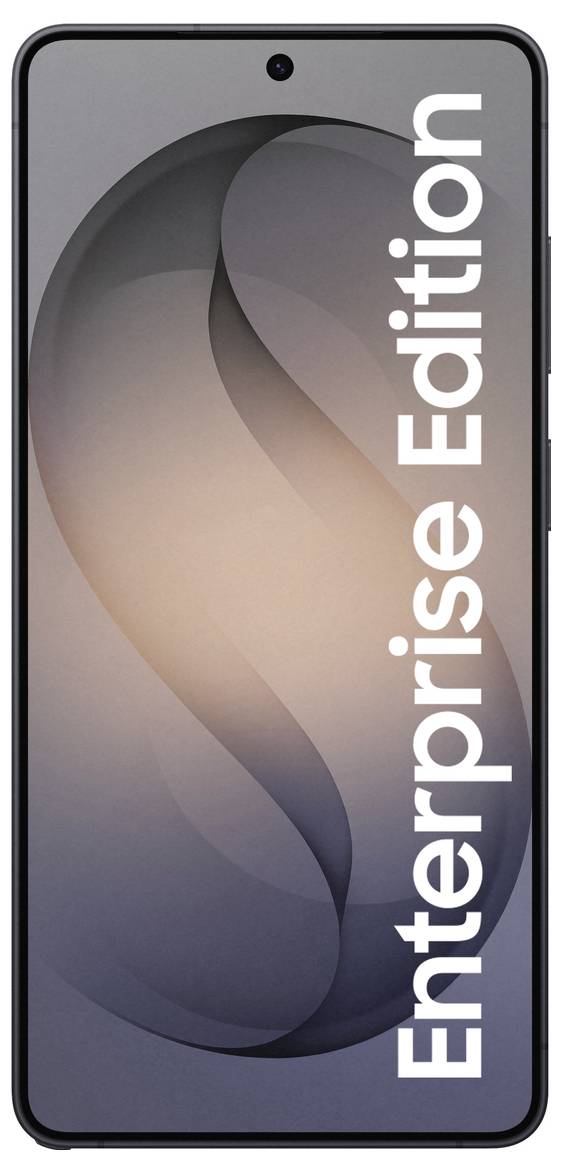 Smartphone zeigt abstraktes Design mit dem Text 