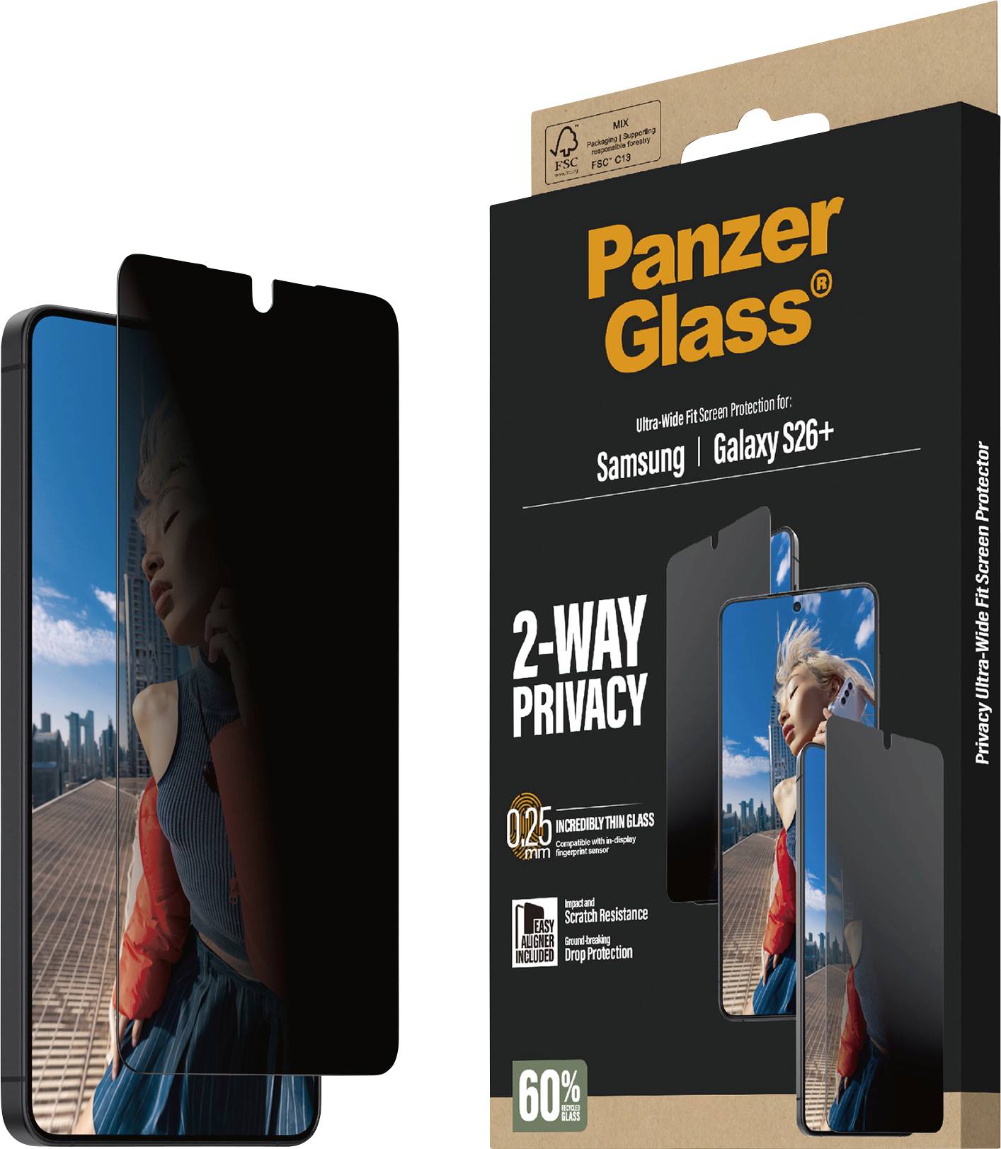 Das Bild zeigt einen „PanzerGlass