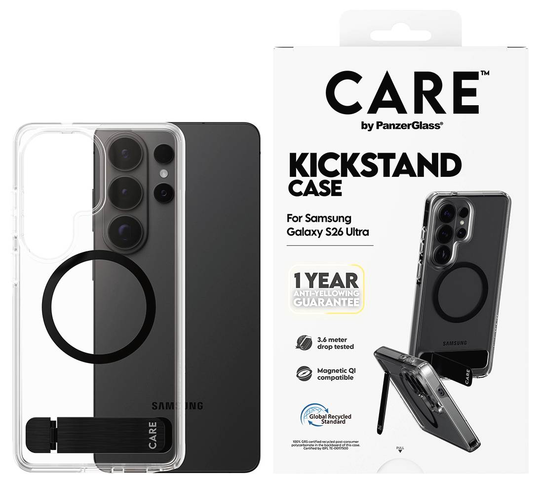 „CARE by PanzerGlass Kickstand Case für Samsung Galaxy S26 Ultra