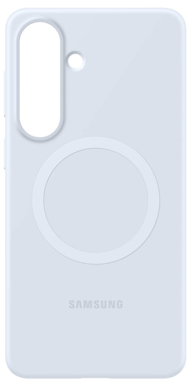 Ein Smartphone mit vollflächigem Display, das eine zentral positionierte Frontkamera am oberen Rand aufweist und ein schlankes, modernes Design präsentiert.