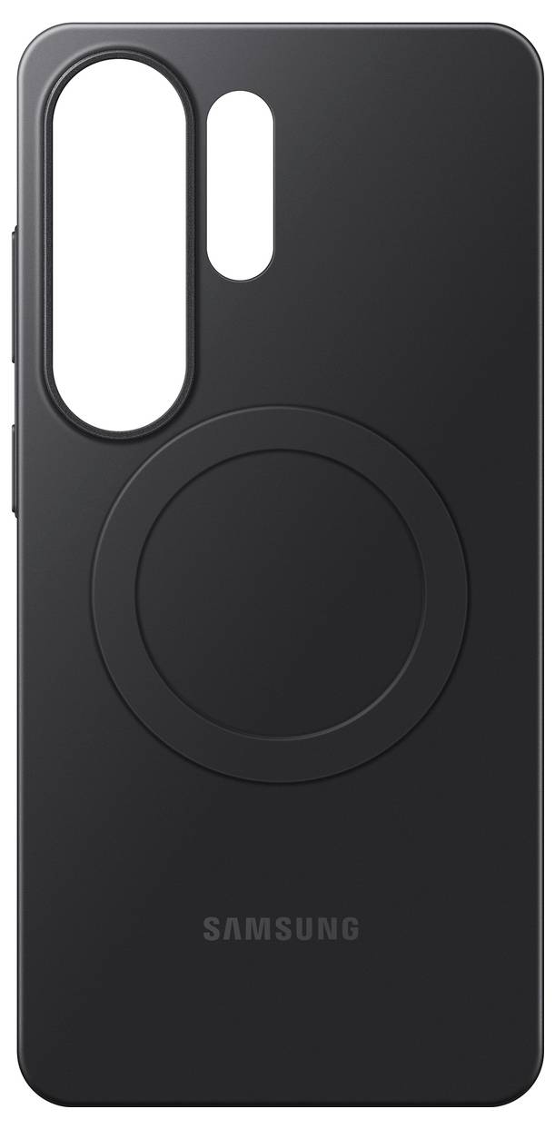 Ein weißes Bücherregal enthält bunte Ordner, ein kleines gerahmtes Strandphoto und eine Topfpflanze; ordentlich organisiert mit leuchtenden Farbtönen.