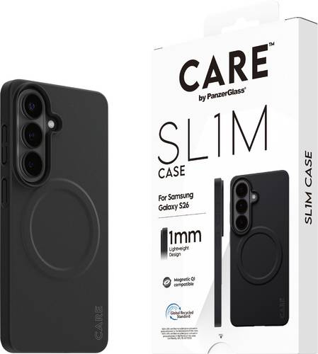 PanzerGlass CARE™ by ® SL1M Case Black w. Qi Samsung Galaxy S26