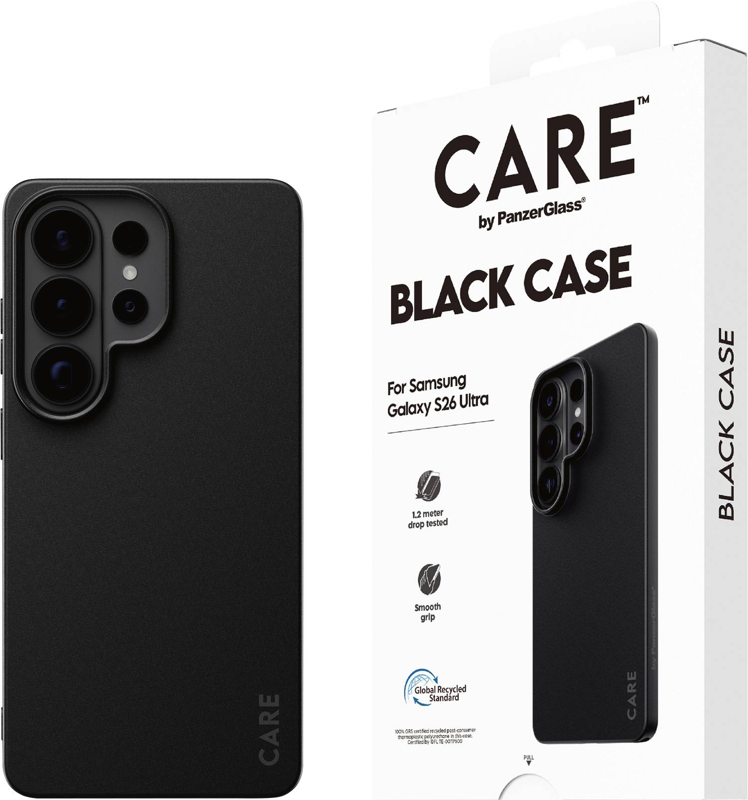 „CARE Black Case von PanzerGlass