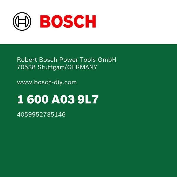 Robert Bosch Power Tools GmbH, 70538 Stuttgart, Deutschland. Produktcode: 1 600 A03 9L7, 4059952735146.