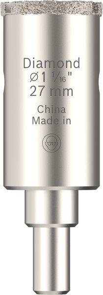 Rückseite einer Bosch Expert Produktverpackung mit Sicherheitssymbolen, QR-Code, Barcode und Text, der „Made in China