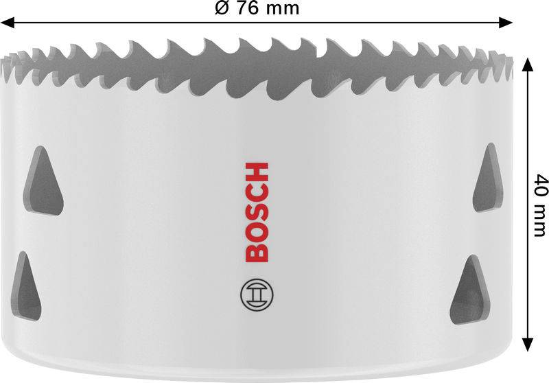 Ein Schneidwerkzeug mit einer Kreissägeblatt, mit der Bezeichnung „BOSCH