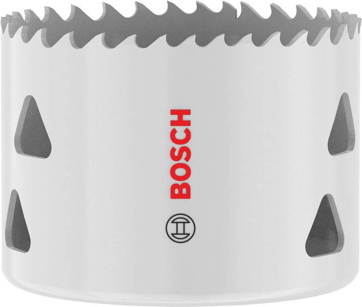 Ein Metalloch mit gezacktem Rand und 