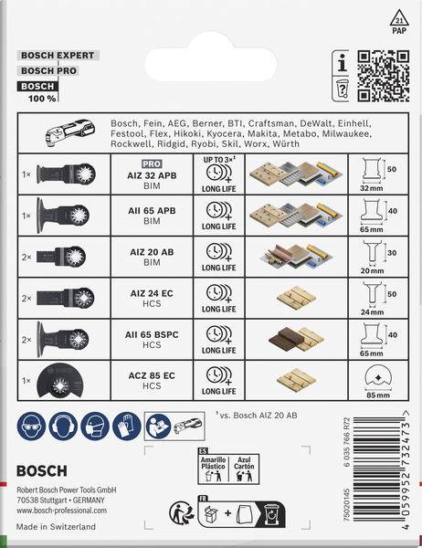 Verpackung von 