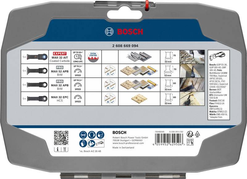 Bosch Accessories 2608669094 2608669094 Multitool-Sägeblätter 1 St.