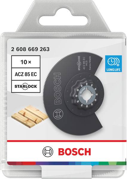 Oszillierendes Werkzeugblatt „Bosch Starlock ACZ 85 EC