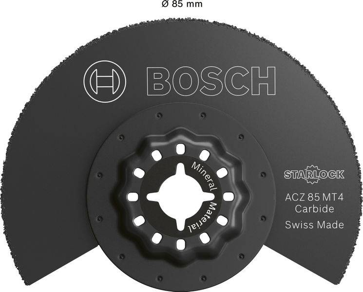 „Bosch ACZ 85 MT4 Hartmetallblatt, 85 mm, Starlock, Schweizer Herstellung