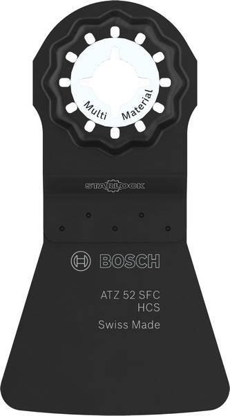 Oszillierende Sägeblattaufsatz; gekennzeichnet mit „Bosch, ATZ 52 SFC, HCS, Swiss Made