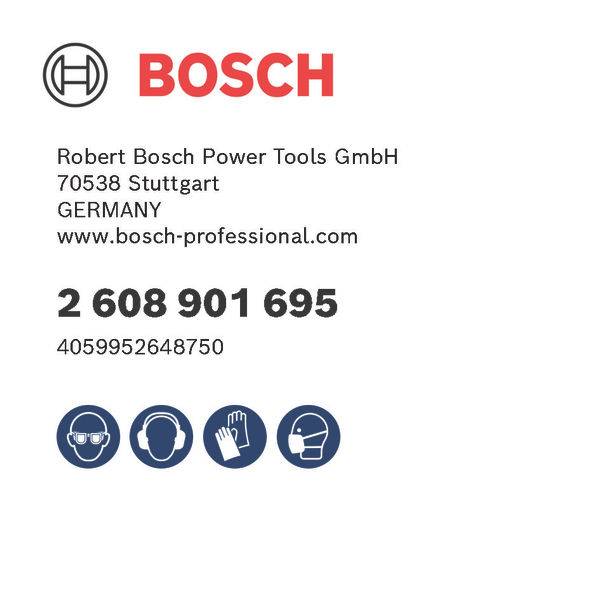 Meißel EXPERT SDS-plus 2608901695 Ausführung Flachmeißel Typ 8C Eigenschaften geripptes Design zum effizienten Aufbreche