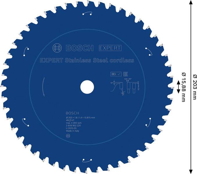 'Sägeblatt mit der Bezeichnung 