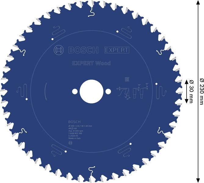 Kreissägeblatt mit der Bezeichnung „Bosch Expert Wood