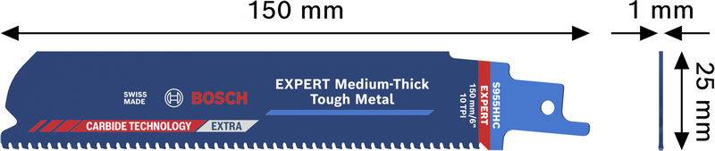 „Sägeblatt mit der Bezeichnung „BOSCH EXPERT Medium-Thick Tough Metal