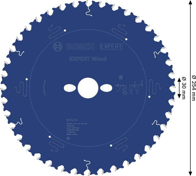 Kreissägeblatt mit der Bezeichnung „Bosch Expert Wood